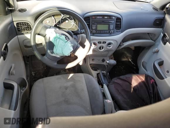 2011 Hyundai Accent GLS with VIN KMHCN4AC0BU596779, listed as a Copart auction lot 74252774 with 198,696 mi miles and Salvage title. Bid and sale history available at DreamBid. Image 8.