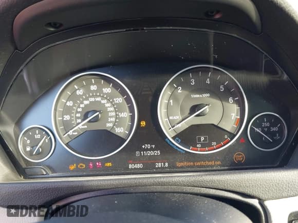 ✅ 2016 BMW 3 Series 328i • VIN: WBA8E9G50GNT43640 • Lot: 43740719. Listed on IAAI with 80,480 mi. Free auction sales archive from the USA and detailed vehicle history report at DreamBid. Image 7.