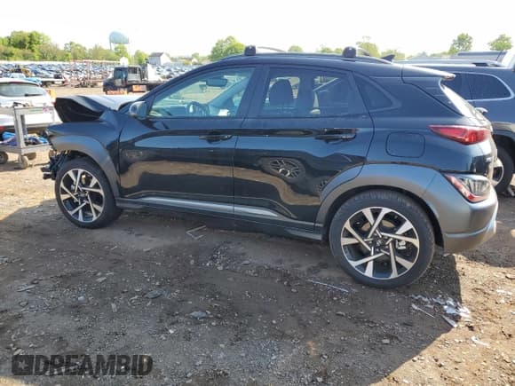 ✅ 2023 Hyundai Kona Limited • VIN: KM8K5CA33PU984926 • Лот: 53101044. Опубликован ранее на Copart с пробегом 2 449 миль. Бесплатный доступ к архиву аукционных продаж из США и подробный отчёт об истории автомобиля на DreamBid. Изображение 2.