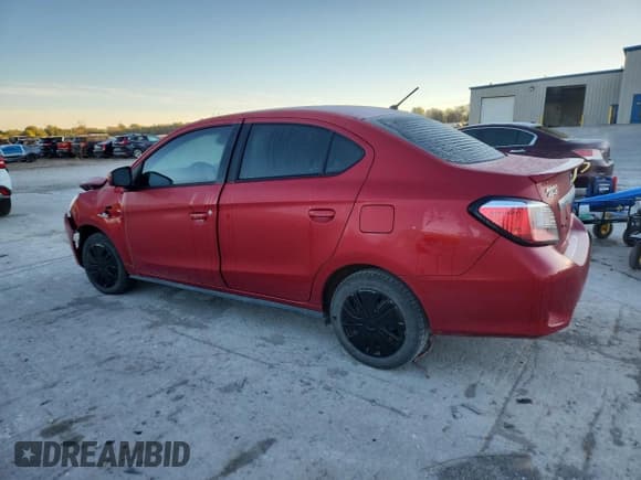 ✅ 2024 Mitsubishi Mirage ES • VIN: ML32FUFJXRHF12285 • Lot: 90486265. Wystawiony na Copart z przebiegiem 18 530 mil. Bezpłatny archiwum sprzedaży aukcyjnych z USA i szczegółowy raport historii pojazdu na DreamBid. Zdjęcie 2.