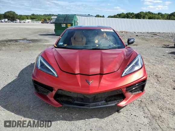 2022 Chevrolet Corvette 2LT z VIN 1G1YB2D48N5114949, wystawiony jako Copart lot #69171345 z przebiegiem 1 776 mil mil oraz Szkoda całkowita • Salvage title. Historia ofert i sprzedaży dostępna na DreamBid. Obrazek 5.