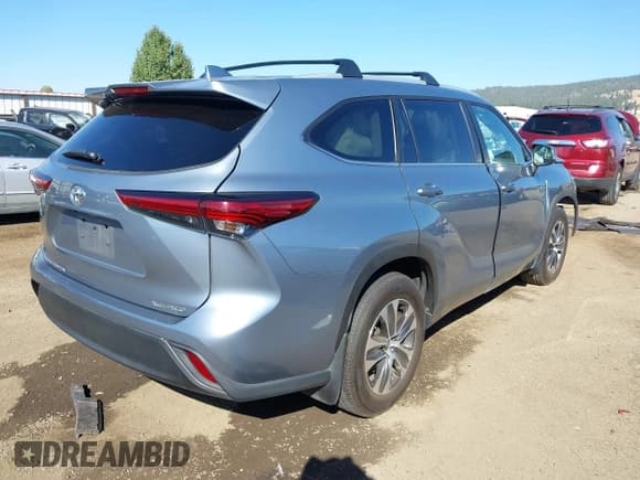 ✅ 2023 Toyota Highlander L • VIN: 5TDKDRBH8PS524248 • Lot: 43288698. Listed on IAAI with 32,363 mi. Free auction sales archive from the USA and detailed vehicle history report at DreamBid. Image 4.