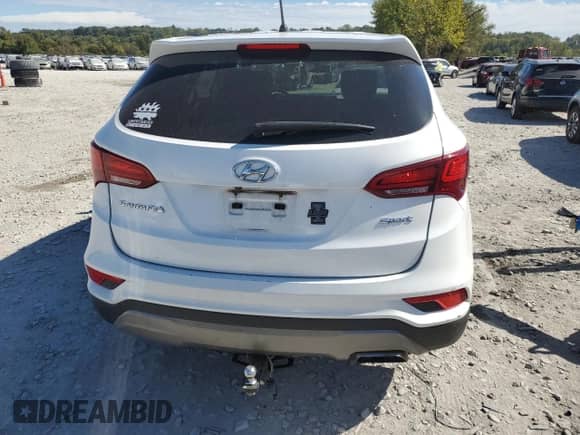 2018 Hyundai Santa Fe 2.4L with VIN 5NMZT3LBXJH077926, listed as a Copart auction lot 86124935 with 193,067 mi miles and Salvage title. Bid and sale history available at DreamBid. Image 6.