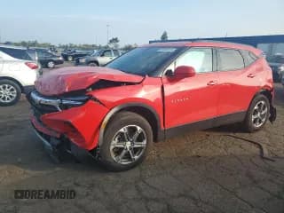 ✅ 2023 Chevrolet Blazer LT • VIN: 3GNKBCR46PS221042 • Лот: 81504915. Опубликован ранее на Copart с пробегом 18 328 миль. Бесплатный доступ к архиву аукционных продаж из США и подробный отчёт об истории автомобиля на DreamBid. Изображение 1.