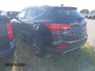 2015 Hyundai Santa Fe with VIN 5XYZUDLB2FG262850, listed as a IAAI auction lot 43188257 with 113,972 mi miles and . Bid and sale history available at DreamBid. Image 3.