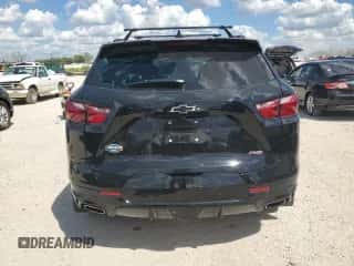 2022 Chevrolet Blazer RS with VIN 3GNKBKRS7NS214090, listed as a Copart auction lot 70740924 with 22,952 mi miles and Salvage title. Bid and sale history available at DreamBid. Image 6.