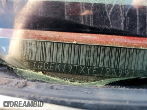 ✅ 2000 Chevrolet Silverado 1500 LT • VIN: 1GCEK19TXYE183991 • Лот: 75531964. Опубликован ранее на Copart с пробегом 260 603 миль. Бесплатный доступ к архиву аукционных продаж из США и подробный отчёт об истории автомобиля на DreamBid. Изображение 14.