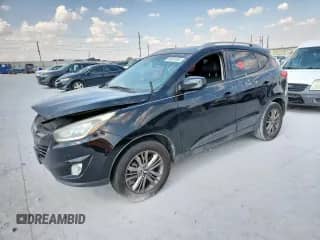 2014 Hyundai Tucson Limited z VIN KM8JU3AG8EU939334, wystawiony jako Copart lot #69634955 z przebiegiem 128 580 mil mil oraz Szkoda całkowita • Salvage title. Historia ofert i sprzedaży dostępna na DreamBid. Obrazek 1.