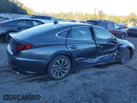 ✅ 2023 Hyundai Sonata Limited • VIN: KMHL34J25PA256646 • Lot: 86480915. Listed on Copart with 53,960 mi. Free auction sales archive from the USA and detailed vehicle history report at DreamBid. Image 3.