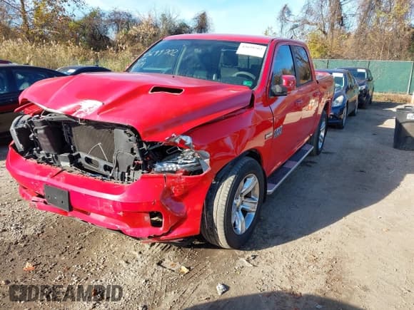 ✅ 2013 Ram 1500 Sport • VIN: 1C6RR7MT9DS514893 • Lot: 43699702. Listed on IAAI with 64,116 mi. Free auction sales archive from the USA and detailed vehicle history report at DreamBid. Image 2.