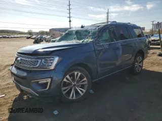 ✅ 2020 Ford Expedition Platinum • VIN: 1FMJU1MT2LEA15718 • Lot: 52897235. Wystawiony na Copart z przebiegiem Nie podano. Bezpłatny archiwum sprzedaży aukcyjnych z USA i szczegółowy raport historii pojazdu na DreamBid. Zdjęcie 1.