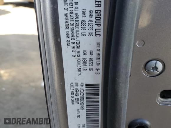 ✅ 2014 Dodge Challenger R/T Classic • VIN: 2C3CDYBT6EH124515 • Lot: 74389584. Wystawiony na Copart z przebiegiem 104 521 mil. Bezpłatny archiwum sprzedaży aukcyjnych z USA i szczegółowy raport historii pojazdu na DreamBid. Zdjęcie 13.