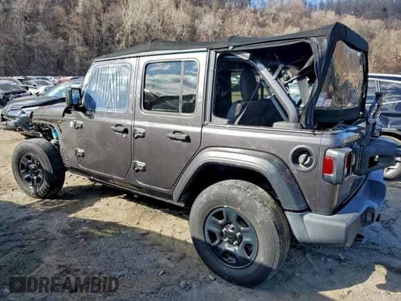 ✅ 2021 Jeep Wrangler Unlimited Sport • VIN: 1C4HJXDN0MW568542 • Lot: 95744875. Wystawiony na Copart z przebiegiem 32 007 mil. Bezpłatny archiwum sprzedaży aukcyjnych z USA i szczegółowy raport historii pojazdu na DreamBid. Zdjęcie 2.