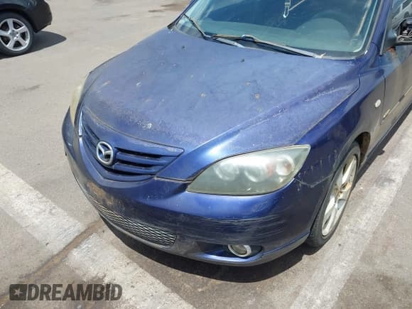 ✅ 2005 Mazda 3 s • VIN: JM1BK143551299404 • Lot: 43044291. Listed on IAAI with Not provided. Free auction sales archive from the USA and detailed vehicle history report at DreamBid. Image 6.