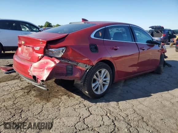 2016 Chevrolet Malibu LT with VIN 1G1ZE5ST6GF314880, listed as a Copart auction lot 70084095 with 93,935 mi miles and Salvage title. Bid and sale history available at DreamBid. Image 3.