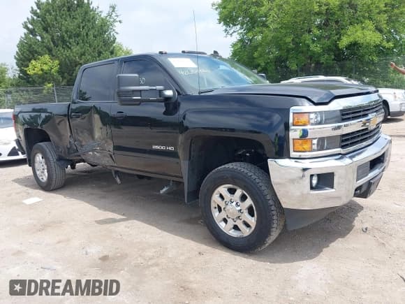 ✅ 2015 Chevrolet Silverado 2500HD LT • VIN: 1GC1KVEGXFF661574 • Lot: 42809342. Listed on IAAI with 265,001 mi. Free auction sales archive from the USA and detailed vehicle history report at DreamBid. Image 1.