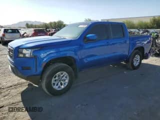 2024 Nissan Frontier SV with VIN 1N6ED1EK5RN631530, listed as a Copart auction lot 61175835 with 5,487 mi miles and Salvage title. Bid and sale history available at DreamBid. Image 1.