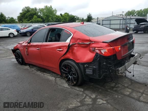 ✅ 2014 Infiniti Q50 Sport • VIN: JN1BV7AR7EM703100 • Lot: 58208095. Listed on Copart with 92,702 mi. Free auction sales archive from the USA and detailed vehicle history report at DreamBid. Image 2.
