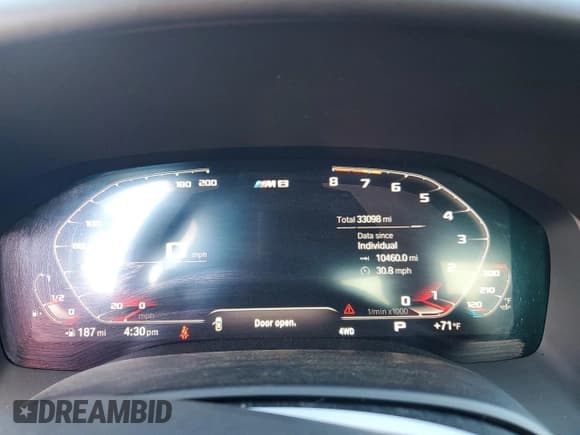 ✅ 2020 BMW M8 • VIN: WBSAE0C00LCD49661 • Lot: 49926535. Listed on Copart with 33,098 mi. Free auction sales archive from the USA and detailed vehicle history report at DreamBid. Image 9.