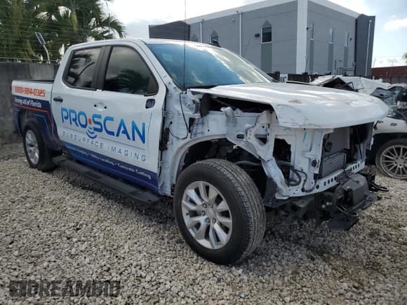 ✅ 2024 Chevrolet Silverado 1500 Custom • VIN: 1GCPABEK5RZ167674 • Лот: 65393665. Опубликован ранее на Copart с пробегом 6 556 миль. Бесплатный доступ к архиву аукционных продаж из США и подробный отчёт об истории автомобиля на DreamBid. Изображение 4.