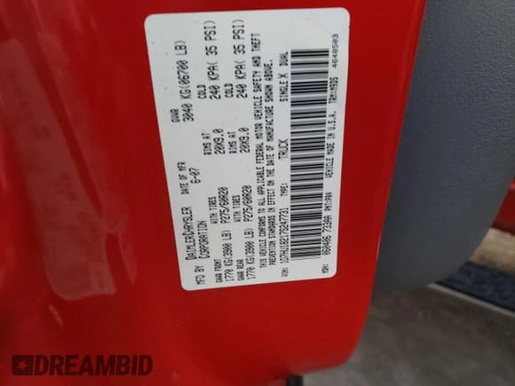 ✅ 2007 Dodge 1500 SLT • VIN: 1D7HU18217S247731 • Лот: 76973944. Опубликован ранее на Copart с пробегом 184 296 миль. Бесплатный доступ к архиву аукционных продаж из США и подробный отчёт об истории автомобиля на DreamBid. Изображение 12.