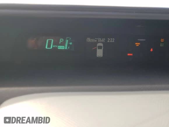 2012 Toyota Prius Two with VIN JTDKDTB3XC1527564, listed as a Copart auction lot 89484385 with 128,250 mi miles and Salvage title. Bid and sale history available at DreamBid. Image 9.