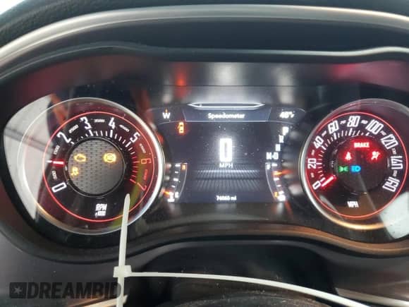 2021 Dodge Challenger R/T with VIN 2C3CDZBT4MH571347, listed as a Copart auction lot 86241135 with 76,060 mi miles and Salvage title. Bid and sale history available at DreamBid. Image 9.