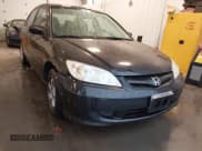 ✅ 2005 Honda Civic LX • VIN: 2HGES16535H506032 • Лот: 43560990. Опубликован ранее на IAAI с пробегом 184 659 миль. Бесплатный доступ к архиву аукционных продаж из США и подробный отчёт об истории автомобиля на DreamBid. Изображение 1.