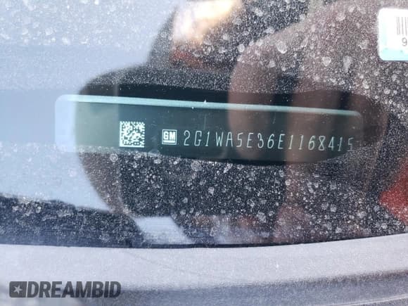 ✅ 2014 Chevrolet Impala LS • VIN: 2G1WA5E36E1168415 • Лот: 67782944. Опубликован ранее на Copart с пробегом Не указан. Бесплатный доступ к архиву аукционных продаж из США и подробный отчёт об истории автомобиля на DreamBid. Изображение 12.