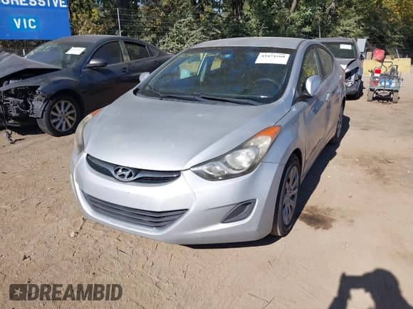 ✅ 2012 Hyundai Elantra GLS • VIN: 5NPDH4AE9CH089974 • Lot: 43474560. Listed on IAAI with 174,190 mi. Free auction sales archive from the USA and detailed vehicle history report at DreamBid. Image 2.