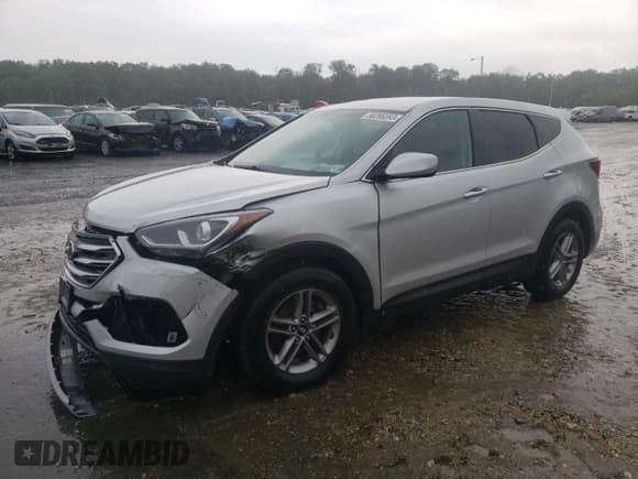 ✅ 2017 Hyundai Santa Fe 2.4L • VIN: 5XYZTDLB7HG438832 • Лот: 56296393. Опубликован ранее на Copart с пробегом 99 528 миль. Бесплатный доступ к архиву аукционных продаж из США и подробный отчёт об истории автомобиля на DreamBid. Изображение 1.