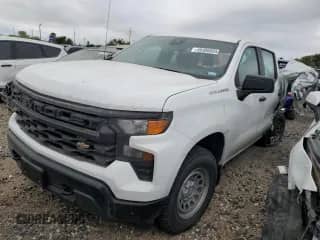 2023 Chevrolet Silverado 1500 Work Truck z VIN 3GCUDAED5PG260598, wystawiony jako Copart lot #49386055 z przebiegiem 30 096 mil mil oraz Szkoda całkowita • Salvage title. Historia ofert i sprzedaży dostępna na DreamBid. Obrazek 1.