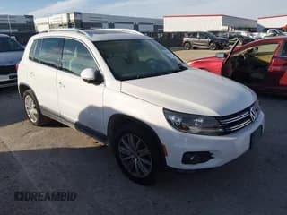 ✅ 2012 Volkswagen Tiguan S • VIN: WVGAV7AX9CW503498 • Lot: 43845281. Listed on IAAI with 152,590 mi. Free auction sales archive from the USA and detailed vehicle history report at DreamBid. Image 1.