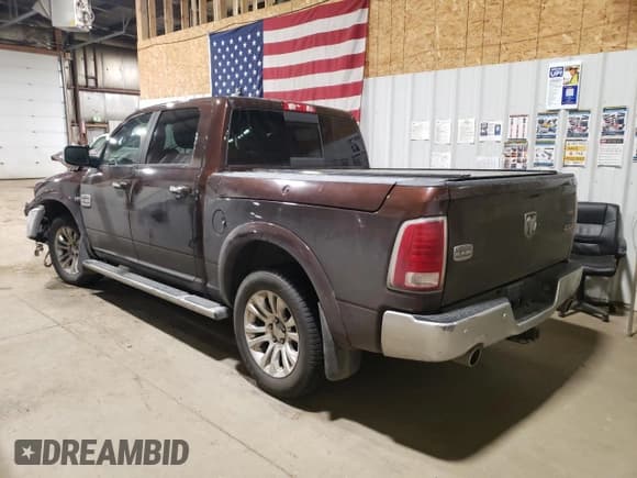 ✅ 2014 Ram 1500 Longhorn • VIN: 1C6RR7PT0ES297831 • Лот: 90466165. Опубликован ранее на Copart с пробегом 124 721 миль. Бесплатный доступ к архиву аукционных продаж из США и подробный отчёт об истории автомобиля на DreamBid. Изображение 2.