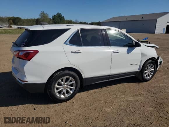 2018 Chevrolet Equinox LT with VIN 3GNAXSEV9JS582407, listed as a Copart auction lot 82254585 with 120,900 mi miles and Salvage title. Bid and sale history available at DreamBid. Image 3.