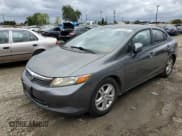 ✅ 2012 Honda Civic LX • VIN: 19XFB2F54CE326608 • Lot: 93270005. Wystawiony na Copart z przebiegiem 129 801 mil. Bezpłatny archiwum sprzedaży aukcyjnych z USA i szczegółowy raport historii pojazdu na DreamBid. Zdjęcie 1.