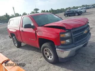 ✅ 2014 Chevrolet Silverado 1500 Work Truck • VIN: 1GCNCPEH7EZ401939 • Lot: 42501538. Listed on IAAI with 120,932 mi. Free auction sales archive from the USA and detailed vehicle history report at DreamBid. Image 1.