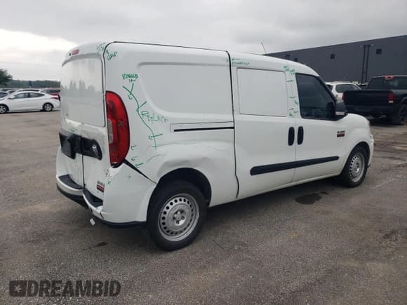 ✅ 2022 Ram ProMaster City Cargo Tradesman • VIN: ZFBHRFAB5N6Y02241 • Lot: 96016165. Listed on Copart with 46,153 mi. Free auction sales archive from the USA and detailed vehicle history report at DreamBid. Image 3.