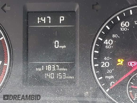 ✅ 2013 Volkswagen Passat S • VIN: 1VWAP7A38DC046923 • Lot: 43345919. Listed on IAAI with 140,153 mi. Free auction sales archive from the USA and detailed vehicle history report at DreamBid. Image 12.