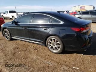 ✅ 2018 Hyundai Sonata Limited Plus • VIN: 5NPE34AB5JH661967 • Lot: 41318323. Listed on Copart with 104,556 mi. Free auction sales archive from the USA and detailed vehicle history report at DreamBid. Image 2.
