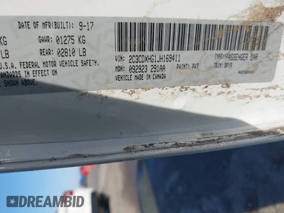 ✅ 2018 Dodge Charger SXT Plus • VIN: 2C3CDXHG1JH169411 • Лот: 41900623. Опубликован ранее на IAAI с пробегом 139 234 миль. Бесплатный доступ к архиву аукционных продаж из США и подробный отчёт об истории автомобиля на DreamBid. Изображение 9.