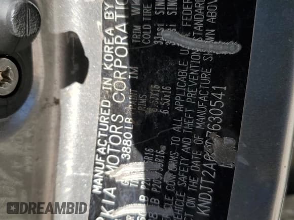 ✅ 2013 Kia Soul + • VIN: KNDJT2A65D7630541 • Lot: 91463255. Listed on Copart with 226,966 mi. Free auction sales archive from the USA and detailed vehicle history report at DreamBid. Image 12.