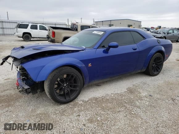 ✅ 2021 Dodge Challenger R/T Scat Pack • VIN: 2C3CDZFJ1MH580662 • Лот: 37158044. Опубликован ранее на Copart с пробегом 27 028 миль. Бесплатный доступ к архиву аукционных продаж из США и подробный отчёт об истории автомобиля на DreamBid. Изображение 1.