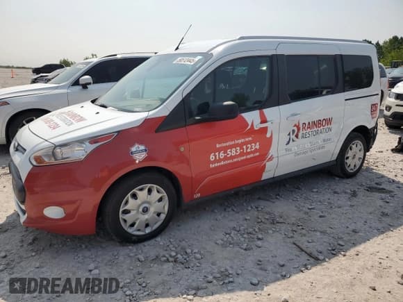 ✅ 2017 Ford Transit Connect XLT • VIN: NM0GS9F73H1328145 • Lot: 58512445. Listed on Copart with 114,950 mi. Free auction sales archive from the USA and detailed vehicle history report at DreamBid. Image 1.
