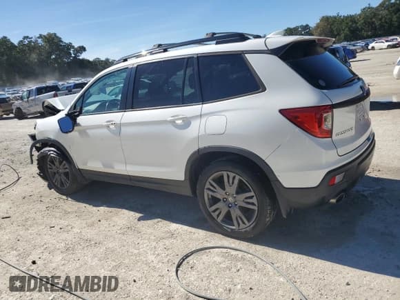 ✅ 2019 Honda Passport EX-L • VIN: 5FNYF7H50KB004838 • Lot: 92170845. Listed on Copart with 76,071 mi. Free auction sales archive from the USA and detailed vehicle history report at DreamBid. Image 2.