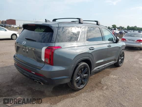 2025 Hyundai Palisade XRT with VIN KM8R34GE6SU892057, listed as a IAAI auction lot 43053676 with 5,498 mi miles and . Bid and sale history available at DreamBid. Image 4.