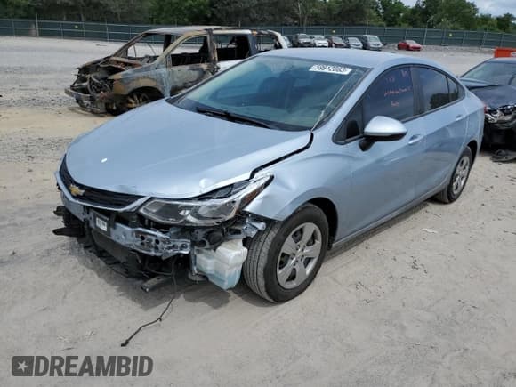 ✅ 2017 Chevrolet Cruze LS • VIN: 1G1BC5SM1H7148926 • Lot: 59912863. Listed on Copart with 116,974 mi. Free auction sales archive from the USA and detailed vehicle history report at DreamBid. Image 1.