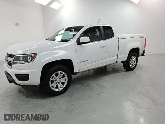 2019 Chevrolet Colorado 4WD LT with VIN 1GCHTCEA1K1243259, listed as a Copart auction lot 53825015 with 128,845 mi miles and Clean title. Bid and sale history available at DreamBid. Image 1.