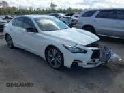 ✅ 2020 Infiniti Q50 Luxe • VIN: JN1EV7AP8LM200846 • Lot: 41561135. Wystawiony na IAAI z przebiegiem 45 569 mil. Bezpłatny archiwum sprzedaży aukcyjnych z USA i szczegółowy raport historii pojazdu na DreamBid. Zdjęcie 1.