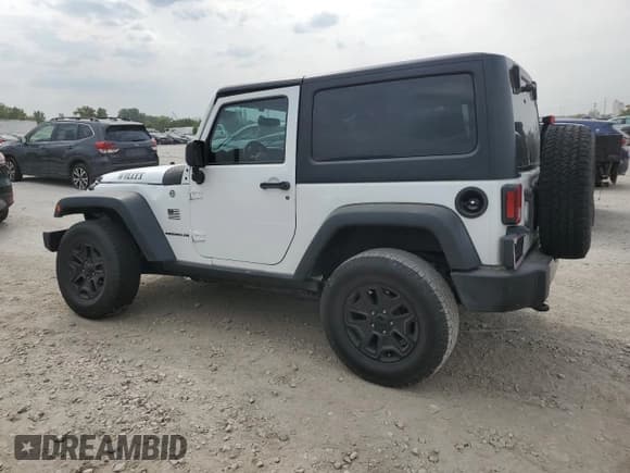 ✅ 2016 Jeep Wrangler Willys Wheeler • VIN: 1C4AJWAG7GL297695 • Лот: 70838414. Опубликован ранее на Copart с пробегом 82 813 миль. Бесплатный доступ к архиву аукционных продаж из США и подробный отчёт об истории автомобиля на DreamBid. Изображение 2.